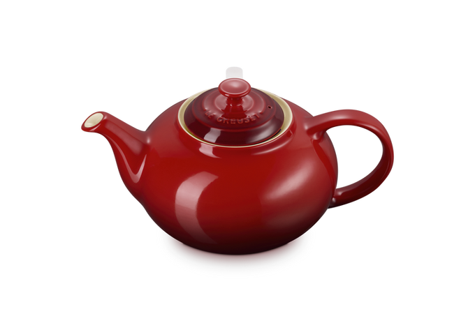 Le Creuset Stoneware Classic Teapot with Infuser Cerise - Image 2