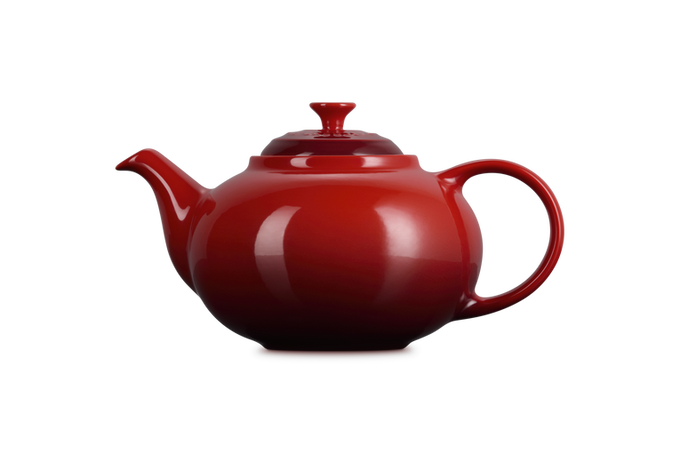 Le Creuset Stoneware Classic Teapot with Infuser Cerise - Image 3