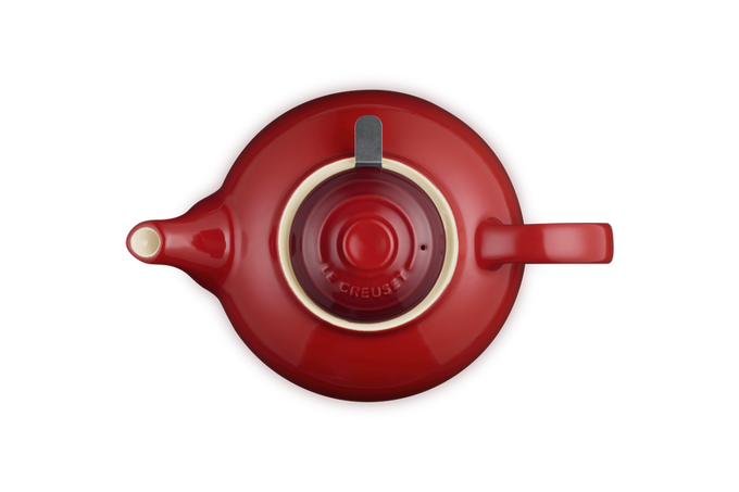Le Creuset Stoneware Classic Teapot with Infuser Cerise - Image 4