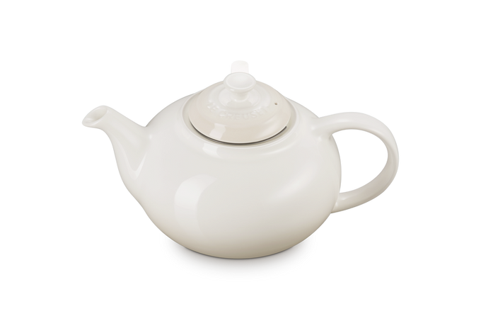 Le Creuset Stoneware Classic Teapot with Infuser Meringue - Image 2
