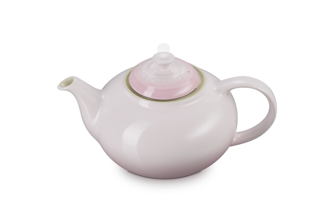 Le Creuset Stoneware Classic Teapot with Infuser Shell Pink - Image 2