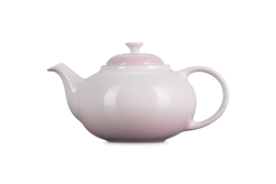 Le Creuset Stoneware Classic Teapot with Infuser Shell Pink