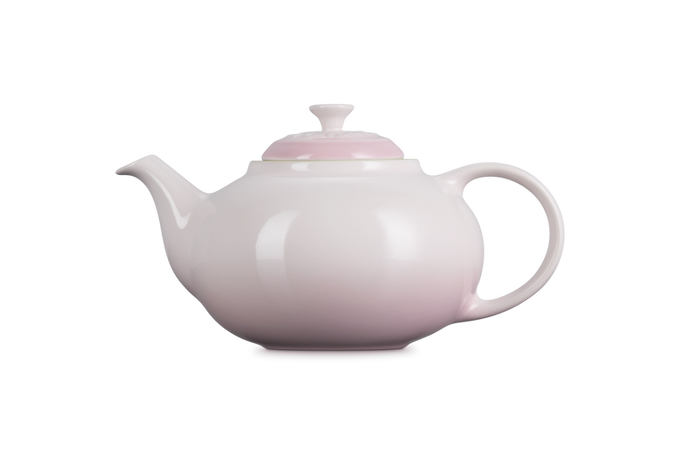 Le Creuset Stoneware Classic Teapot with Infuser Shell Pink - Image 3