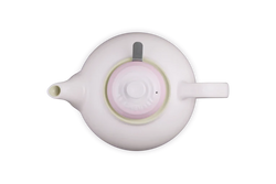 Le Creuset Stoneware Classic Teapot with Infuser Shell Pink