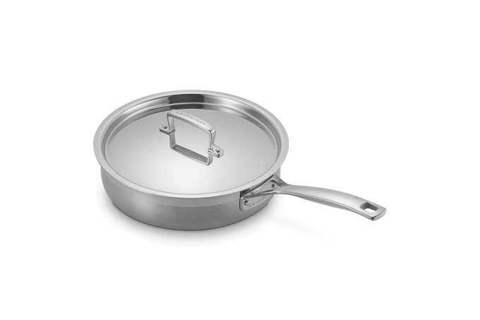 Le Creuset 3Ply Saute Pan with Lid 24cm 2.9L - Image 8