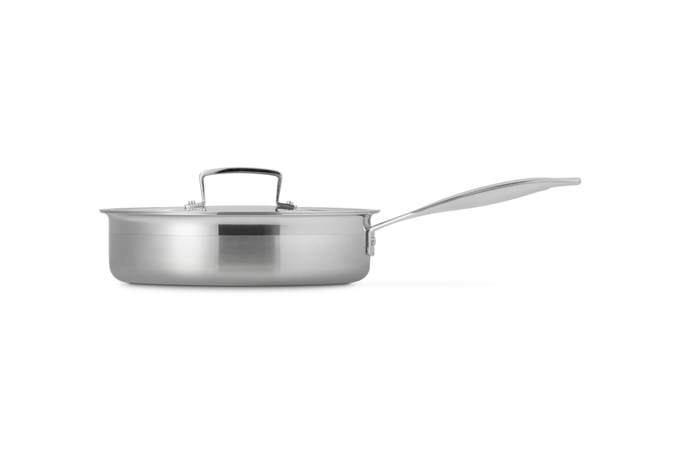 Le Creuset 3Ply Saute Pan with Lid 24cm 2.9L - Image 3