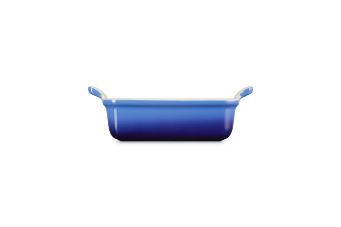 Le Creuset Stoneware Heritage Rectangular Dish 19cm Azure - Image 3