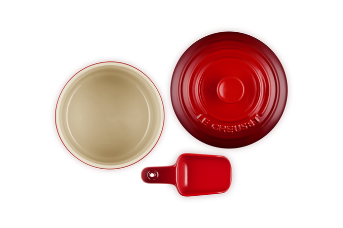 Le Creuset Kitchen Container with Scoop 2.3Ltr Cerise - Image 4
