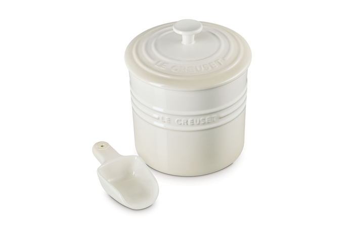 Le Creuset Kitchen Container with Scoop 2.3Ltr Meringue - Image 2