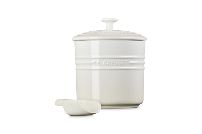 Le Creuset Kitchen Container with Scoop 2.3Ltr Meringue - Image 3