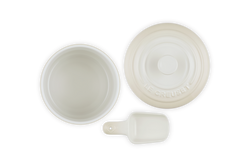 Le Creuset Kitchen Container with Scoop 2.3Ltr Meringue