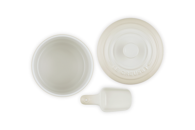 Le Creuset Kitchen Container with Scoop 2.3Ltr Meringue - Image 4