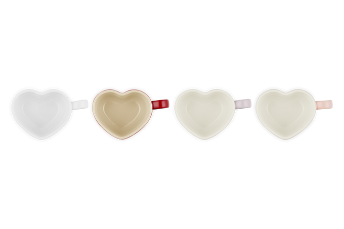 Le Creuset Heart Set 4 Mugs - Image 3