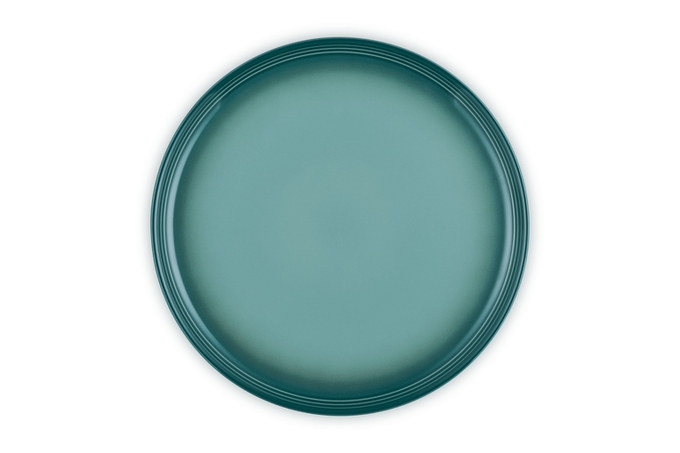 Le Creuset Coupe Range - Dinner Plate Blue Riviera - Image 3