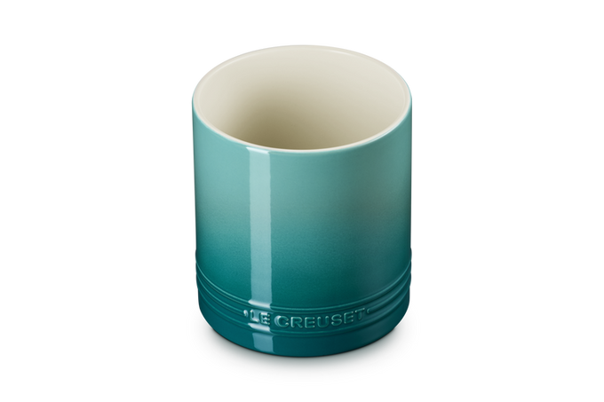 Le Creuset Small Utensil Jar Blue Riviera 1.1Ltr - Image 2