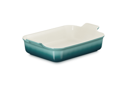 Le Creuset 26cm Deep Rect Dish Blue Riviera