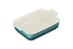 Le Creuset 26cm Deep Rect Dish Blue Riviera