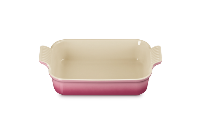 Le Creuset 26cm Deep Rect Dish Rose Quartz - Image 2