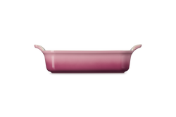 Le Creuset 26cm Deep Rect Dish Rose Quartz