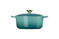 Le Creuset 20cm Round Casserole Blue Riviera