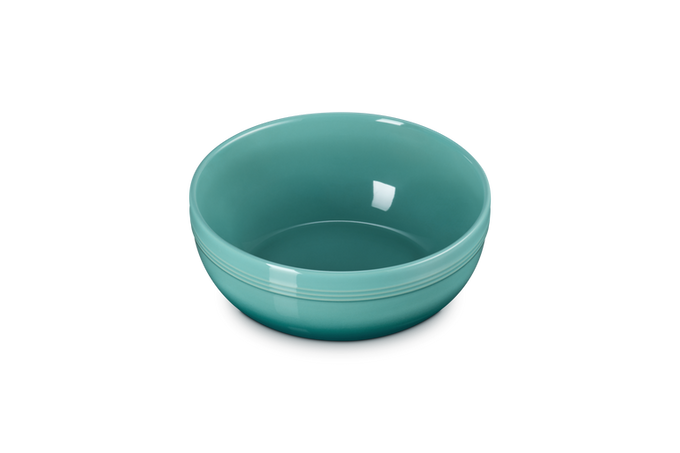 Le Creuset Coupe Range - Serve Bowl 20cm Blue Riviera - Image 2