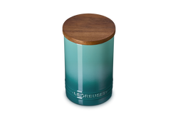 Le Creuset Stoneware Storage Jar 770ml Blue Riviera