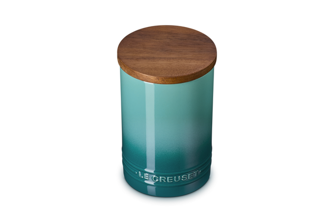 Le Creuset Stoneware Storage Jar 770ml Blue Riviera - Image 2