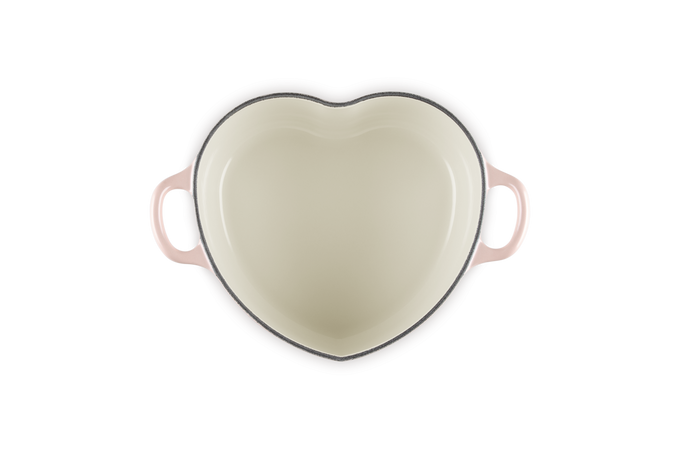 Le Creuset Heart 20cm Casserole Peche - Image 5