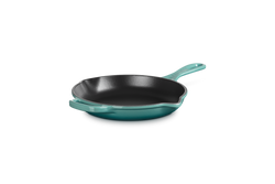 Le Creuset 23cm Signature Round Skillet Blue Riviera