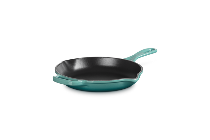 Le Creuset 23cm Signature Round Skillet Blue Riviera - Image 6