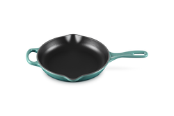 Le Creuset 23cm Signature Round Skillet Blue Riviera