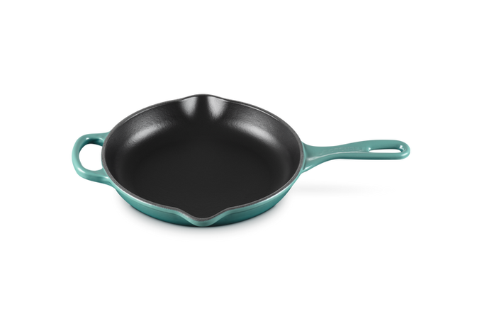 Le Creuset 23cm Signature Round Skillet Blue Riviera - Image 2