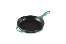 Le Creuset 23cm Signature Round Skillet Blue Riviera