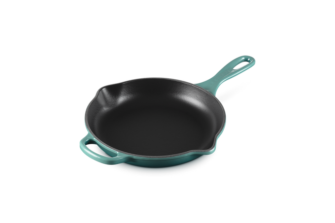 Le Creuset 23cm Signature Round Skillet Blue Riviera - Image 4