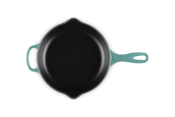 Le Creuset 23cm Signature Round Skillet Blue Riviera