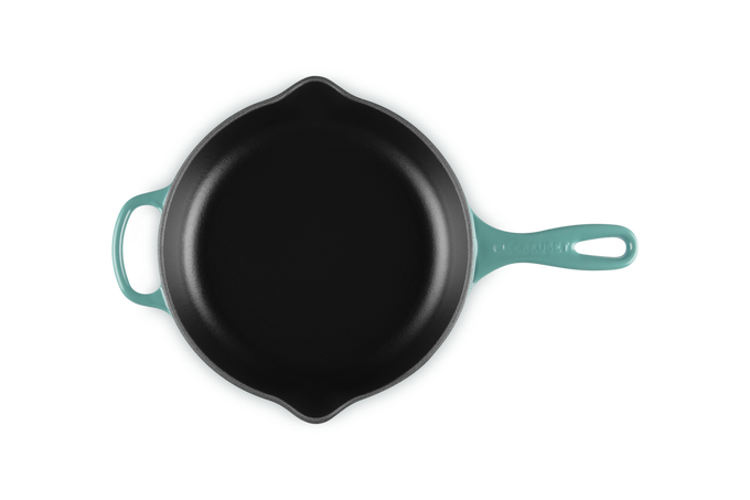 Le Creuset 23cm Signature Round Skillet Blue Riviera - Image 5