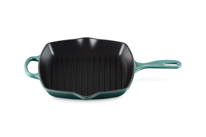 Le Creuset 26cm Square Grillit Blue Riviera - Image 2