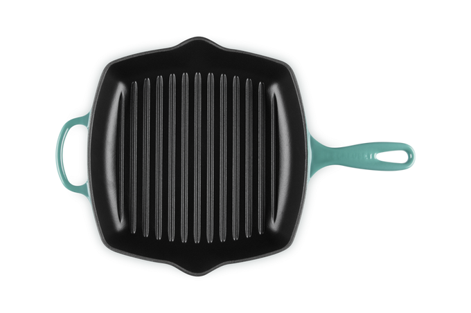 Le Creuset 26cm Square Grillit Blue Riviera - Image 4
