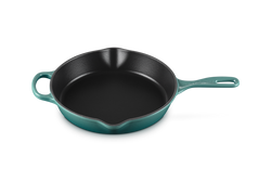Le Creuset 26cm Signature Deep Skillet Blue Riviera