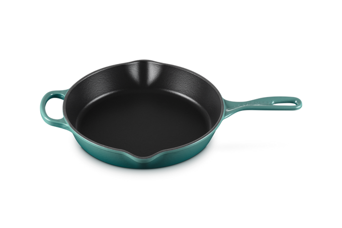 Le Creuset 26cm Signature Deep Skillet Blue Riviera - Image 2