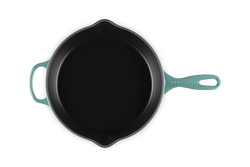 Le Creuset 26cm Signature Deep Skillet Blue Riviera