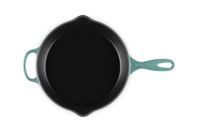 Le Creuset 26cm Signature Deep Skillet Blue Riviera - Image 4