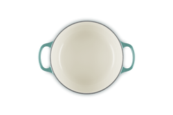 Le Creuset 20cm Round Casserole Blue Riviera