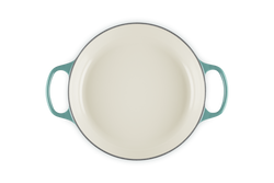 Le Creuset 30cm Shallow Casserole Blue Riviera