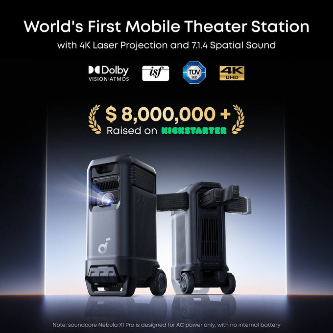 Soundcore Nebula X1 Pro 4K Projector | Mobile Theater Station| D21512F1 - Image 2