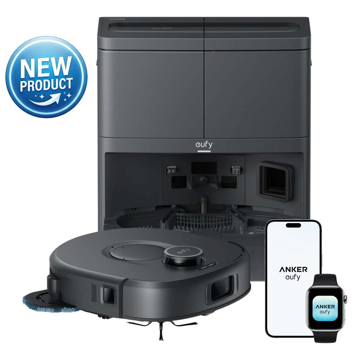 Eufy Robot Vacuum Omni C30 Black | T210QV11 - Image 1