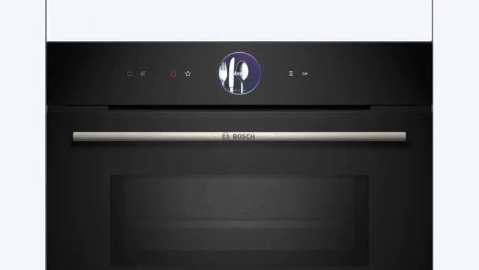 Bosch CMG7761B1B Serie 8 built-in compact oven with microwave, 60x45cm, black – Keans Claremorris