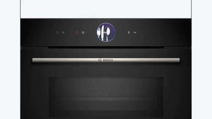 Bosch CMG7761B1B Serie 8 built-in compact oven with microwave, 60x45cm, black – Keans Claremorris