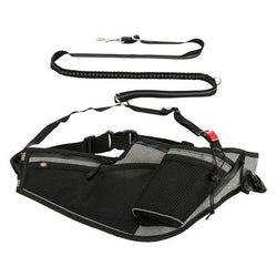 Jogging belt with adjustable leash 70-130cm for hands-free running - Keans Claremorris