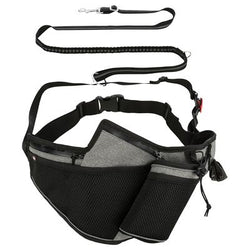 Jogging belt with leash 70-130cm adjustable strap for hands-free running - Keans Claremorris